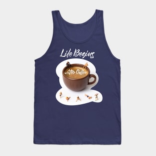 Life Begins After Coffee Tank Top